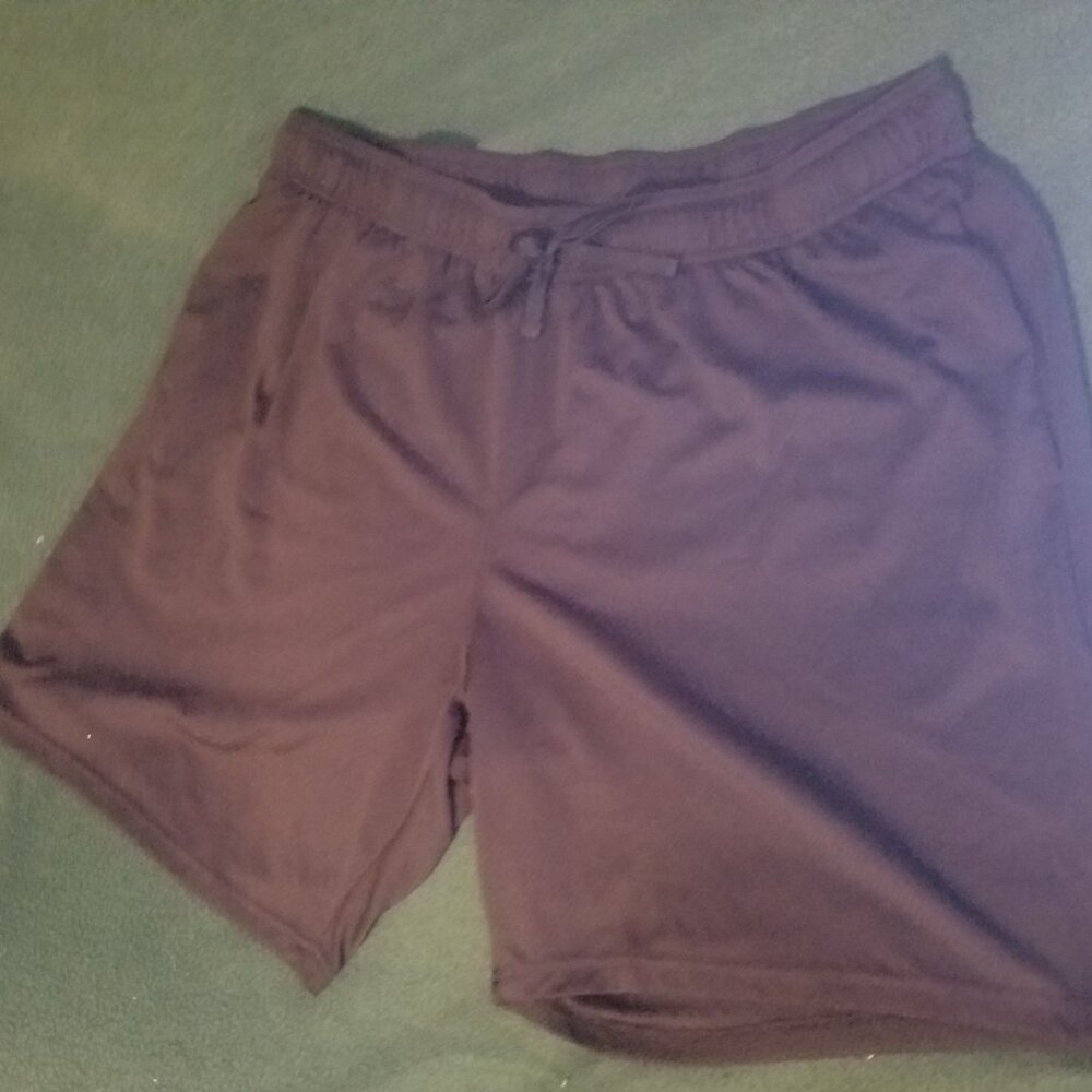 Athletic Works 2XL black men's shorts - Picture 2 of 5